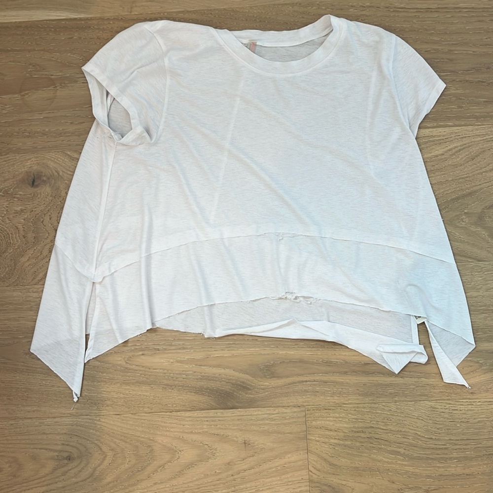 free people movement tempo tee white womens size small